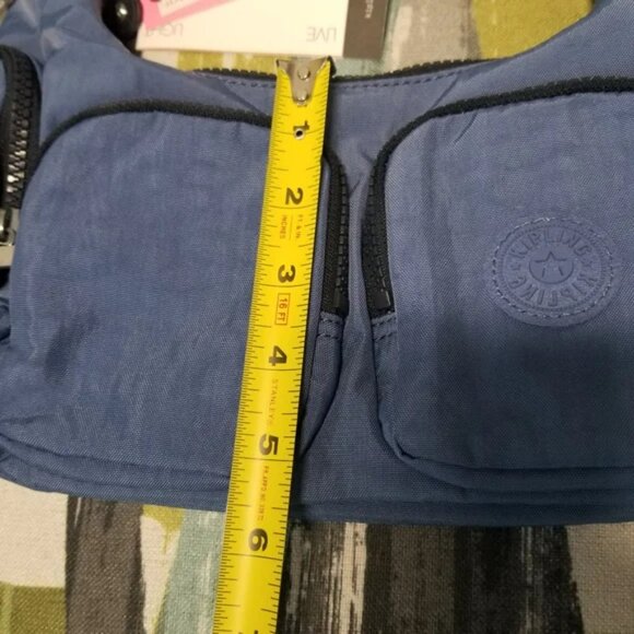 🐒Kipling Women's Rikka Shoulder Bag In Blue Lover🐒 - Picture 5 of 7